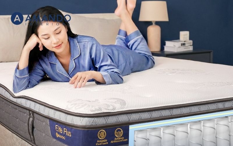 Mua nệm ở đâu Vĩnh Phúc? Top 10 cửa hàng nệm uy tín, giá tốt 20 Nằm trực tiếp để cảm nhận độ đàn hồi và êm ái của nệm