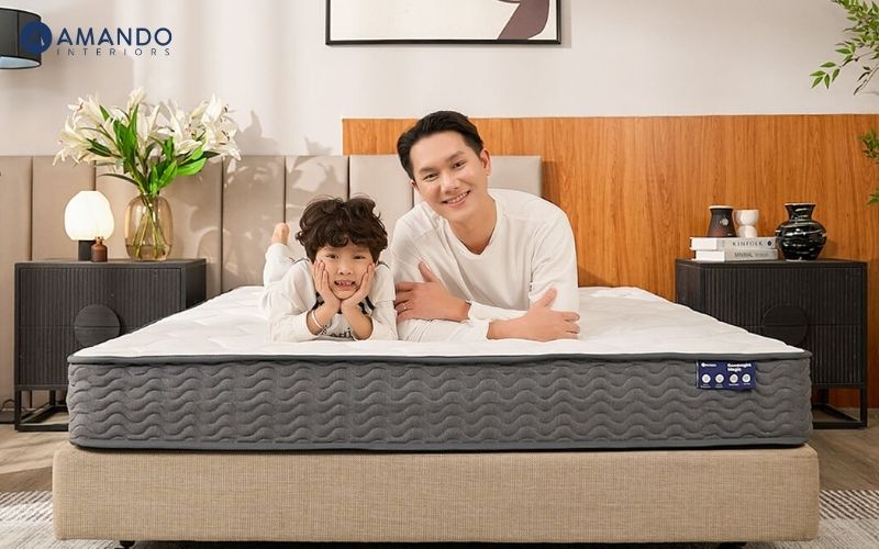 Cách xử lý nệm bị thấm nước nhanh - gợi ý nệm dễ làm sạch 6 Amando Goodnight Magic kháng khuẩn