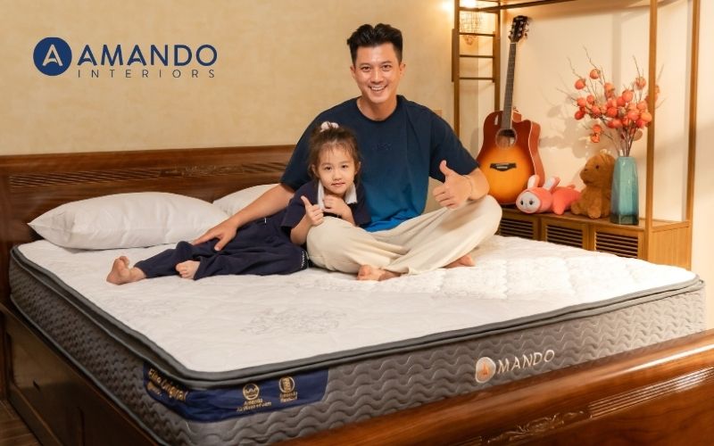 Mua nệm ở đâu Quận 3? Top 12 cửa hàng nệm uy tín, giá tốt 3 Amando cung cấp các sản phẩm nệm lò xo chất lượng với đa dạng các mức giá
