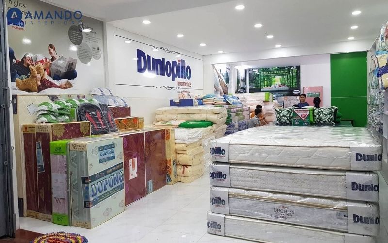 Mua nệm ở đâu quận Phú Nhuận? Top 10 địa chỉ dành cho bạn 6 Showroom Dunlopillo với không gian trưng bày hiện đại và sang trọng