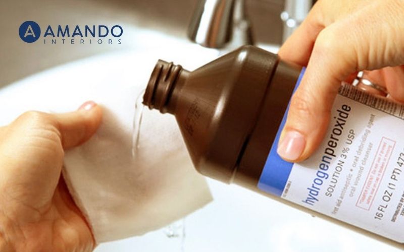 Tổng hợp 13 cách xử lý nước tiểu trên nệm đơn giản, hiệu quả 6 Sử dụng oxy già