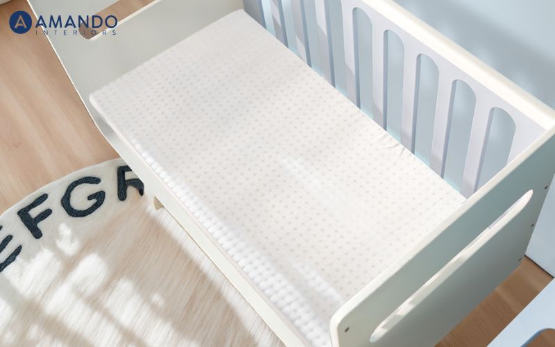 Trẻ sơ sinh nằm nệm bị nóng lưng phải làm sao? 6 Nệm cho bé sơ sinh Pompoms Liên Á