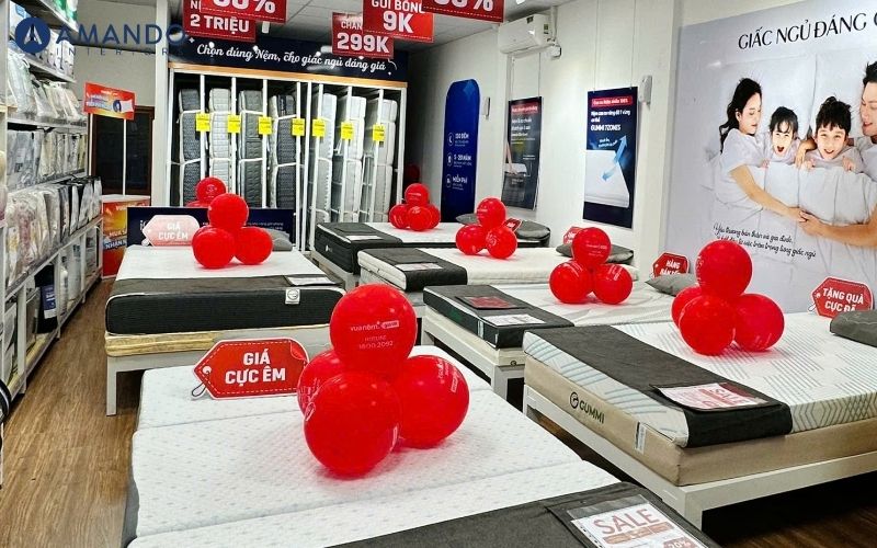 Mua nệm ở đâu quận 10? Top 10 cửa hàng nệm quận 10 uy tín 2 Ưu tiên cửa hàng có nhiều mẫu nệm đa dạng tại quận 10