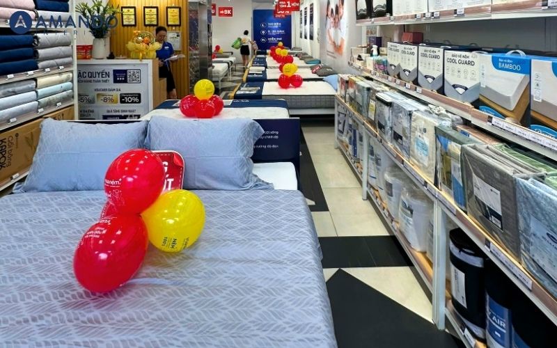 Mua nệm ở đâu quận 12? Bật mí 9 cửa hàng nệm quận 12 uy tín 3 Vua Nệm đa dạng các sản phẩm nệm ngủ chất lượng