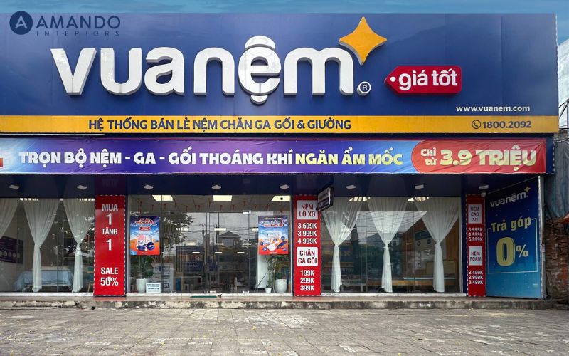 Mua nệm ở đâu quận Tân Phú? Địa chỉ chính hãng, giá tốt 3 Vua Nệm là một trong những hệ thống bán lẻ nệm lớn trên thị trường