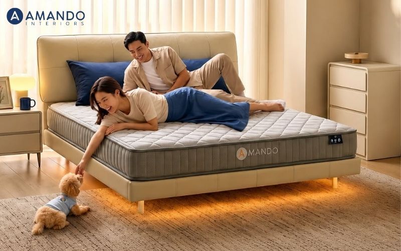 Chọn nệm chất lượng tại Amando cho giấc ngủ mỗi đêm