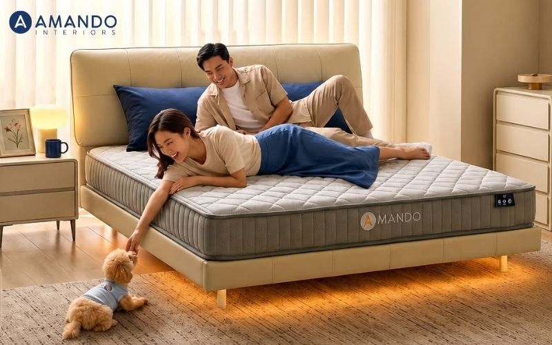 Amando - Địa chỉ mua nệm lò xo online Hậu Giang uy tín
