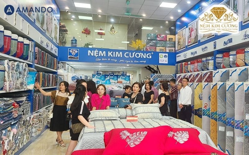 Mua nệm giá tốt Hà Nội tại cửa hàng nệm Kim Cương
