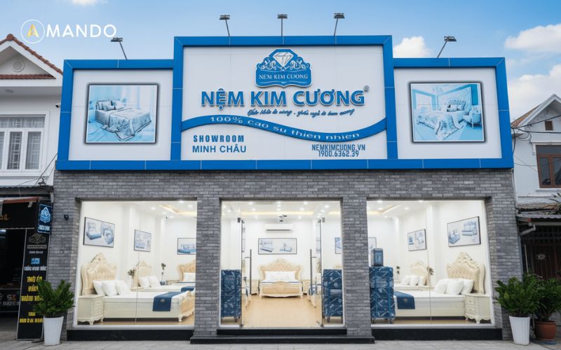 Nệm Kim Cương là thương hiệu quen thuộc, được đánh giá cao về độ bền, khả năng nâng đỡ và mức giá hợp lý