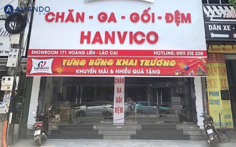 Mua nệm ở Lào Cai tại showroom Hanvico