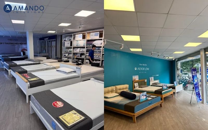 Showroom Vua Nệm mang đến nhiều mẫu nệm chính hãng tại Hà Nội