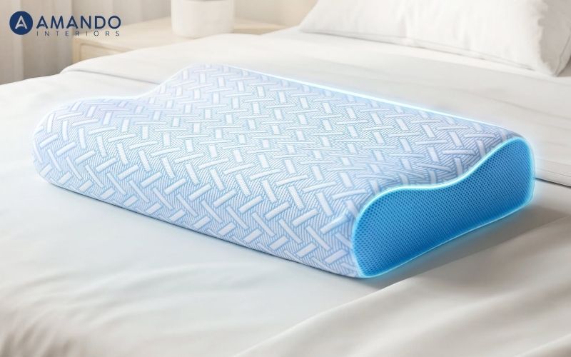 Gối foam nâng đỡ tốt và tạo cảm giác thông thoáng khi nằm