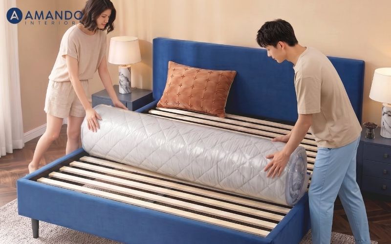 Lựa chọn kích thước phù hợp với giường
