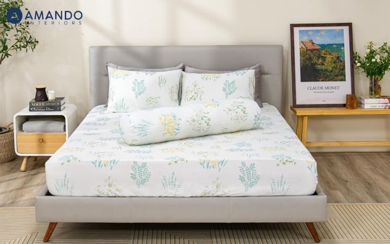 Màu chăn ga gối đệm hợp mệnh Kim