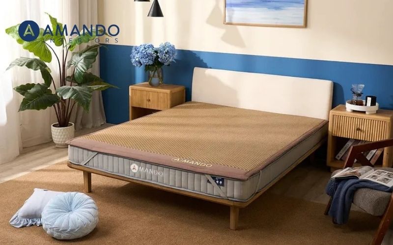 Chiếu sợi mây lạnh Cool Mat hạ nhiệt cho làn da
