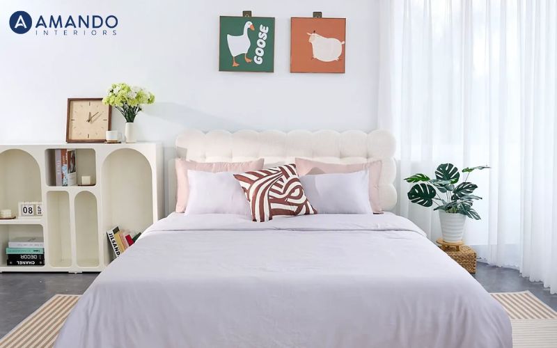Các mẫu chăn ga của Goodnight chủ yếu là gam màu pastel, phù hợp với người trẻ  
