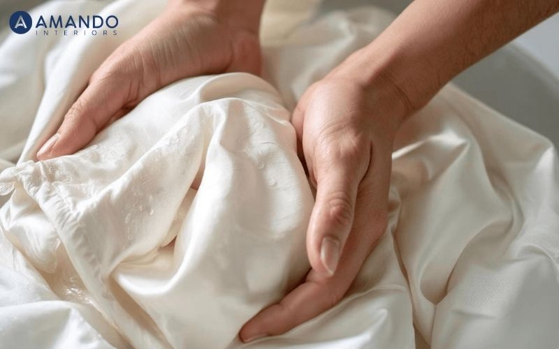 Hướng dẫn giặt tay chăn ga trong thời tiết ngày mưa