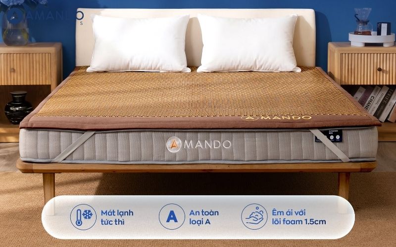 Chiếu sợi mây lạnh Amando Cool Mat