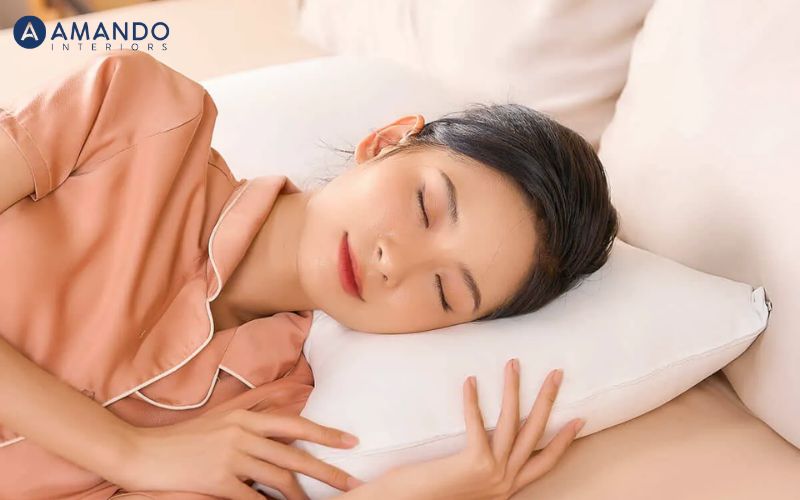 Gối lông vũ nhân tạo Goodnight Mochi siêu êm chuẩn khách sạn 5 sao