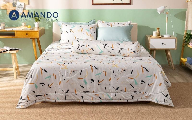 Mẫu ga trải giường đẹp Amando Ellie