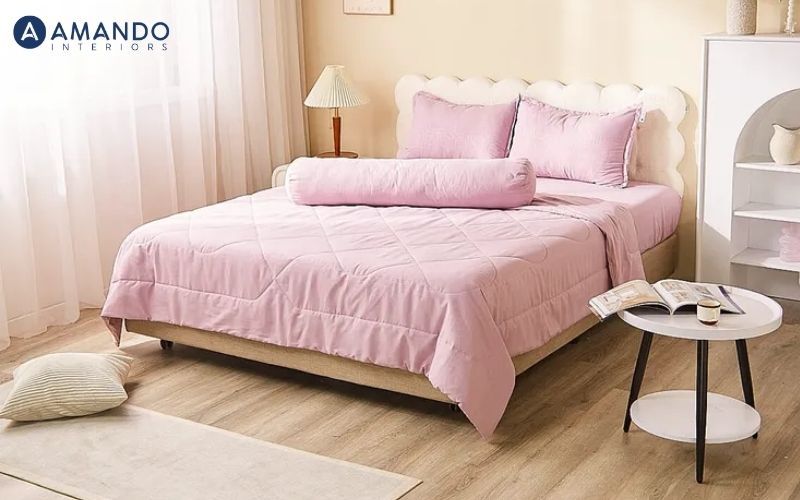 Giải đáp: Chăn ga gối đệm cưới nên chọn màu gì phong thủy? 7 Bộ chăn ga Amando Rina