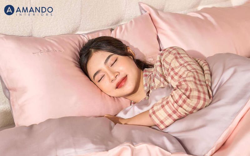 Nên mua chăn ga gối nệm cưới của hãng nào đẹp, chất lượng? 21 Bộ ga gối Tencel cao cấp Goodnight Luxsilk