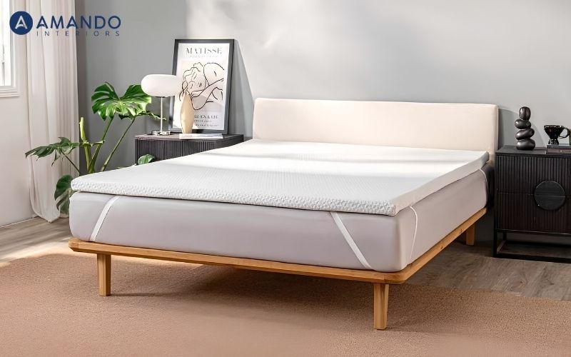 Topper memory foam nâng đỡ êm ái Comfy Noah